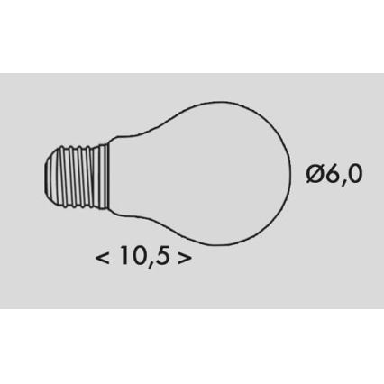 LED-Glühbirne RETRO A60 E27/2,3W/230V 3000K 485lm