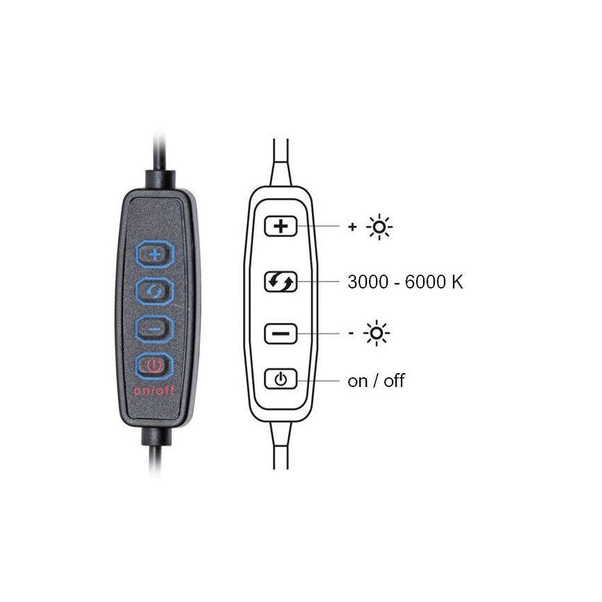 Dimmbare LED-Tischlampe LIPA LED/10W/230V 3000-6000K weiß