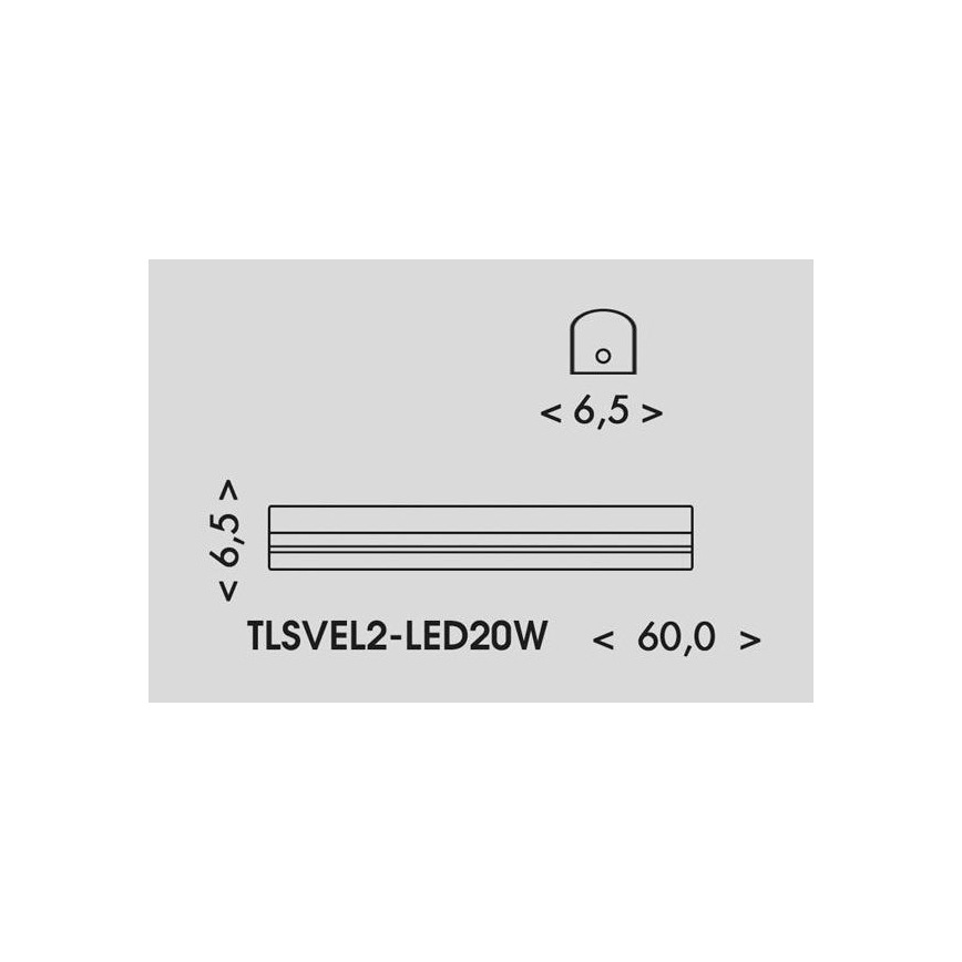 LED-Leuchtstofflampe VELO LED/11/15/20W/230V 3000/4000/6000K 60 cm weiß