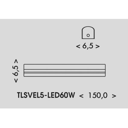 LED-Leuchtstofflampe VELO LED/36/48/60W/230V 3000/4000/6000K 150 cm weiß