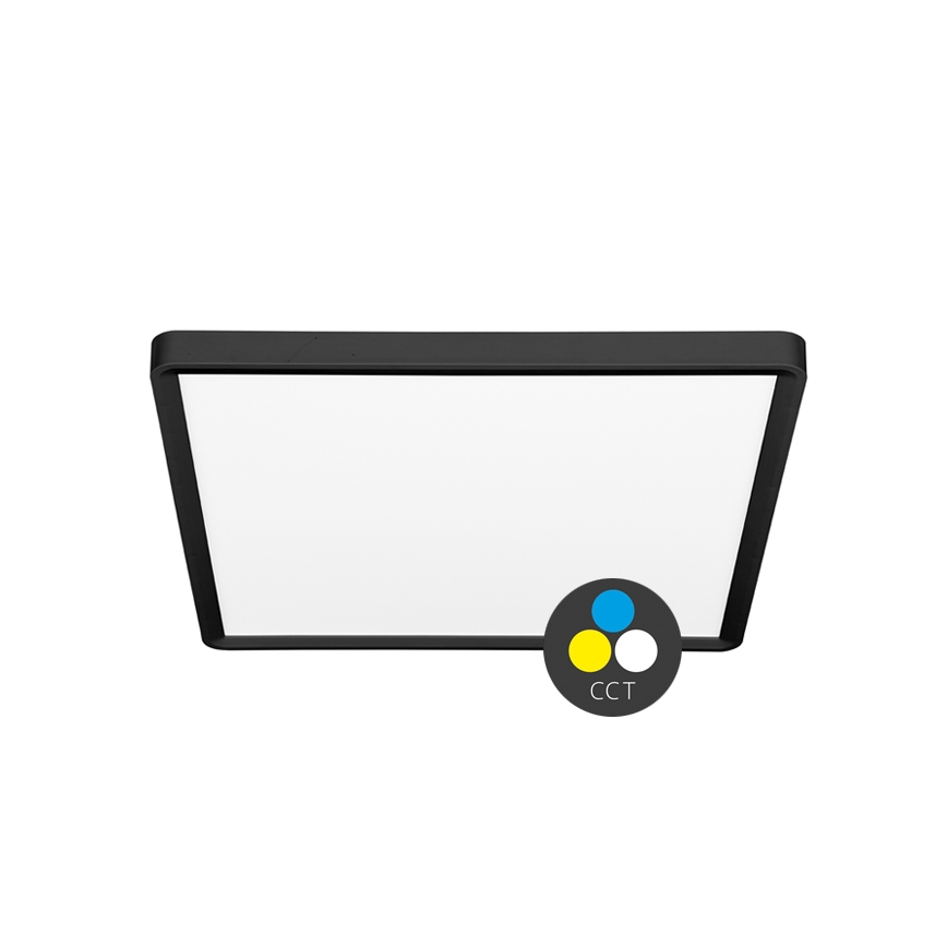LED-Deckenleuchte TERY LED/32W/230V 3000/4000/6000K 40x40 cm IP40 schwarz