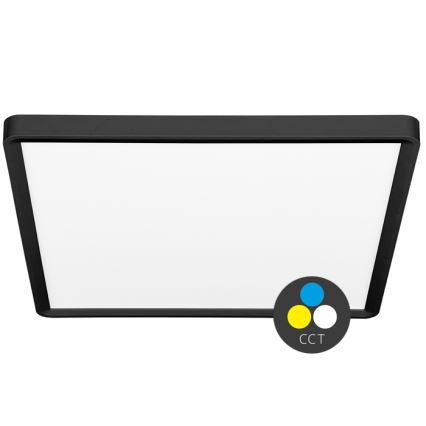 LED-Deckenleuchte TERY LED/40W/230V 3000/4000/6000K 50x50 cm IP40 schwarz
