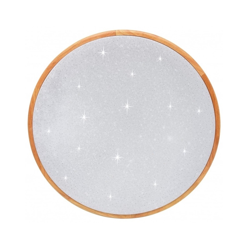 LED Dimmbares Deckenleuchte LENA LED/60W/230V 3000-6500K Eiche + Fernbedienung