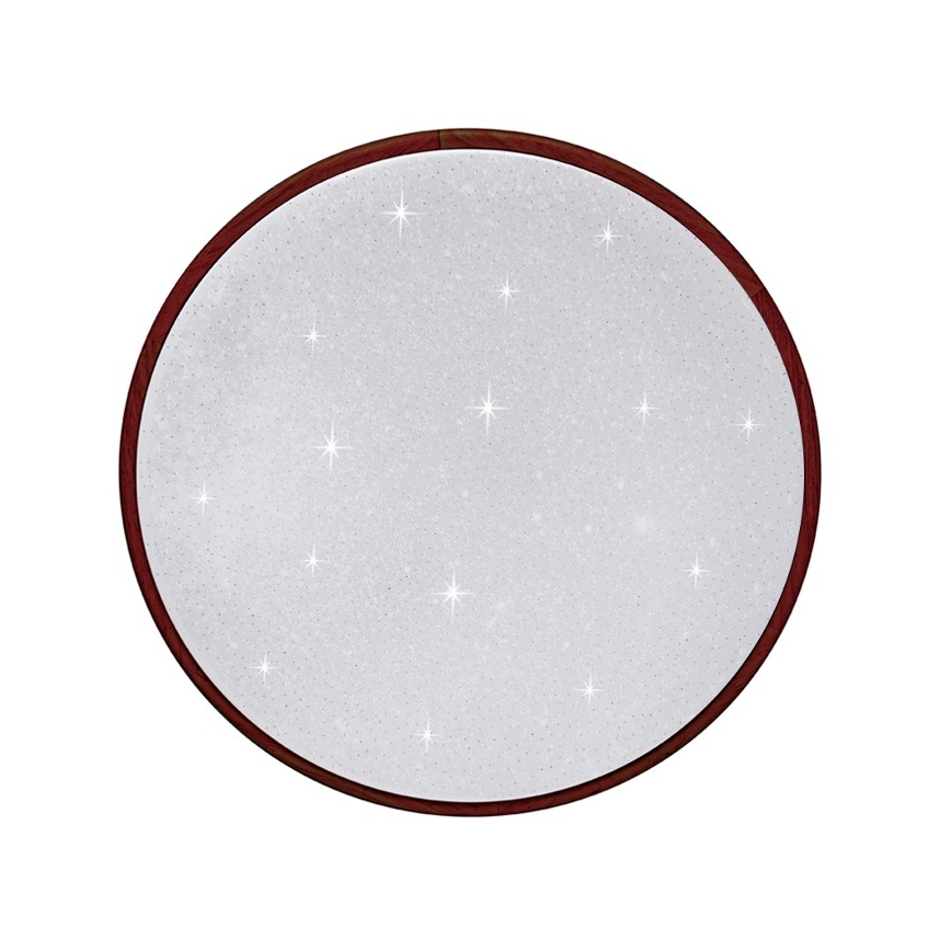 LED Dimmbares Deckenleuchte LENA LED/60W/230V 3000-6500K Eiche + Fernbedienung