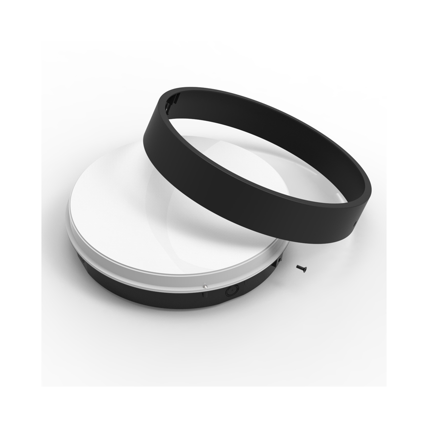 LED-Deckenleuchte für Außenbereiche mit Sensor MARTIN LED/15W/230V 3000/4000K d 30 cm IP65 schwarz