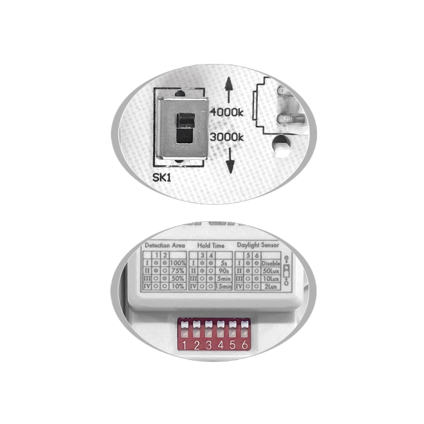 LED-Deckenleuchte für Außenbereiche mit Sensor MARTIN LED/15W/230V 3000/4000K d 30 cm IP65 schwarz
