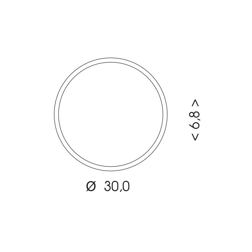 LED-Deckenleuchte für Außenbereiche mit Sensor MARTIN LED/15W/230V 3000/4000K d 30 cm IP65 schwarz