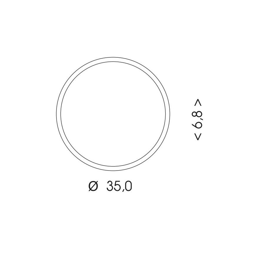 LED-Deckenleuchte für Außenbereiche MARTIN LED/25W/230V 3000/4000K d 35 cm IP65 weiß