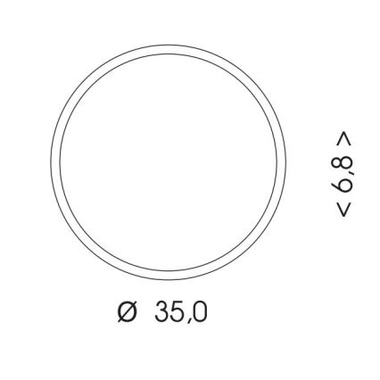 LED-Deckenleuchte für Außenbereiche mit Sensor MARTIN LED/25W/230V 3000/4000K d 35 cm IP65 schwarz