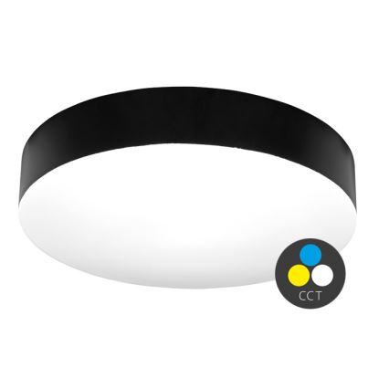 LED-Deckenleuchte für Badezimmer MAKARON LED/50W/230V 3000/4000/6000K d 50 cm IP44 schwarz