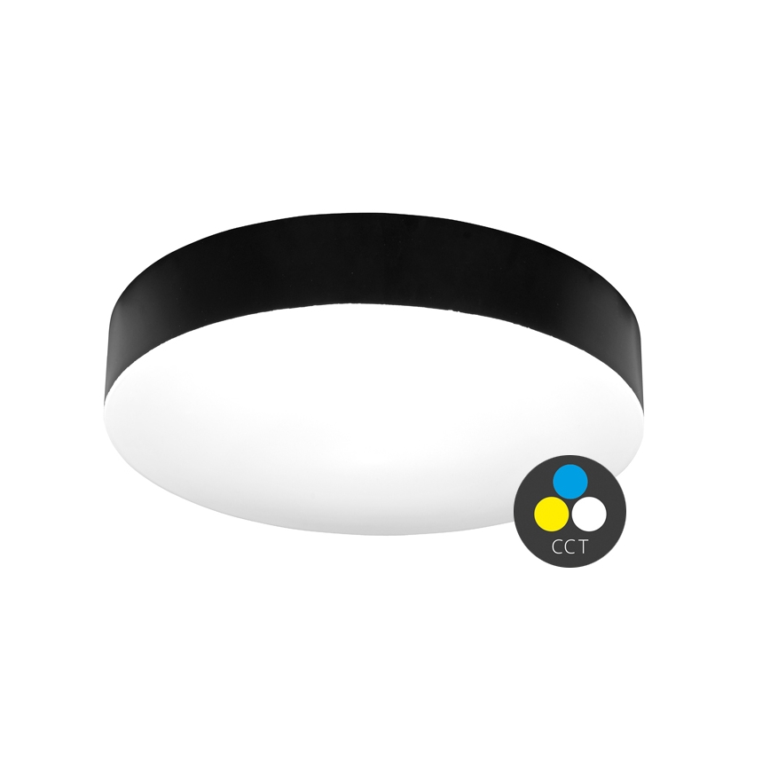 LED-Deckenleuchte für Badezimmer MAKARON LED/50W/230V 3000/4000/6000K d 50 cm IP44 schwarz