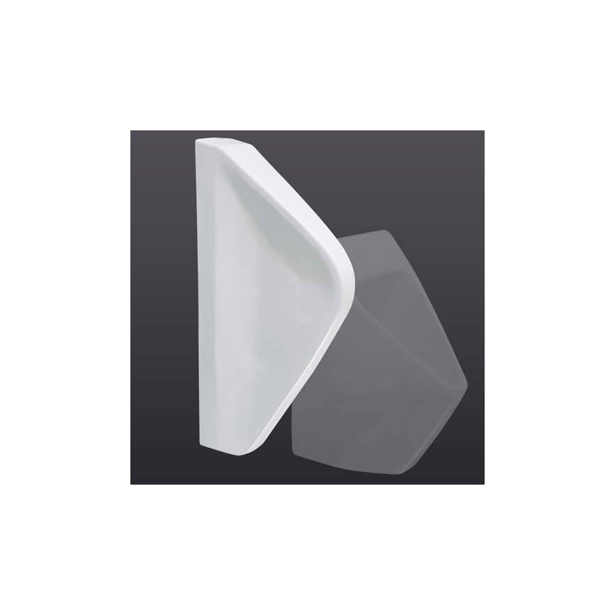 EcoStep 33001 - Urinal-Trennwand 57,5x36 cm Keramik/weiß