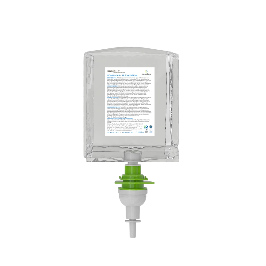 EcoStep 50052 - Berührungsloser Seifenspender S3 1000 ml 4xAA schwarz