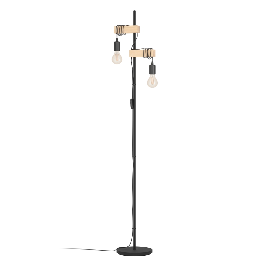 Eglo 183215 - Stehleuchte TOWNSHEND 2xE27/10W/230V