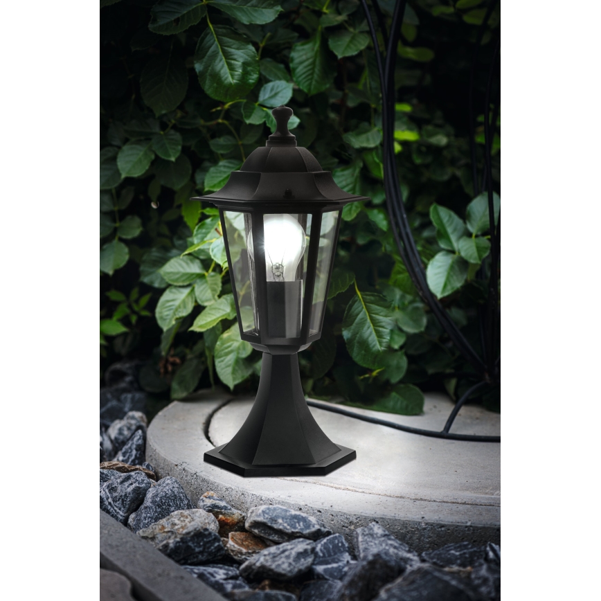 Eglo - Außenlampe 1xE27/60W schwarz IP44