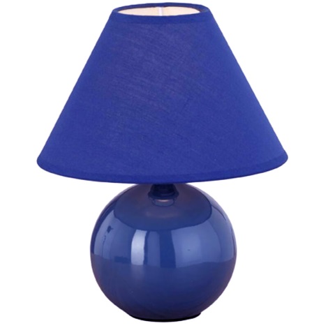 Eglo 23872 - Tischlampe TINA 1xE14/40W/230V blau