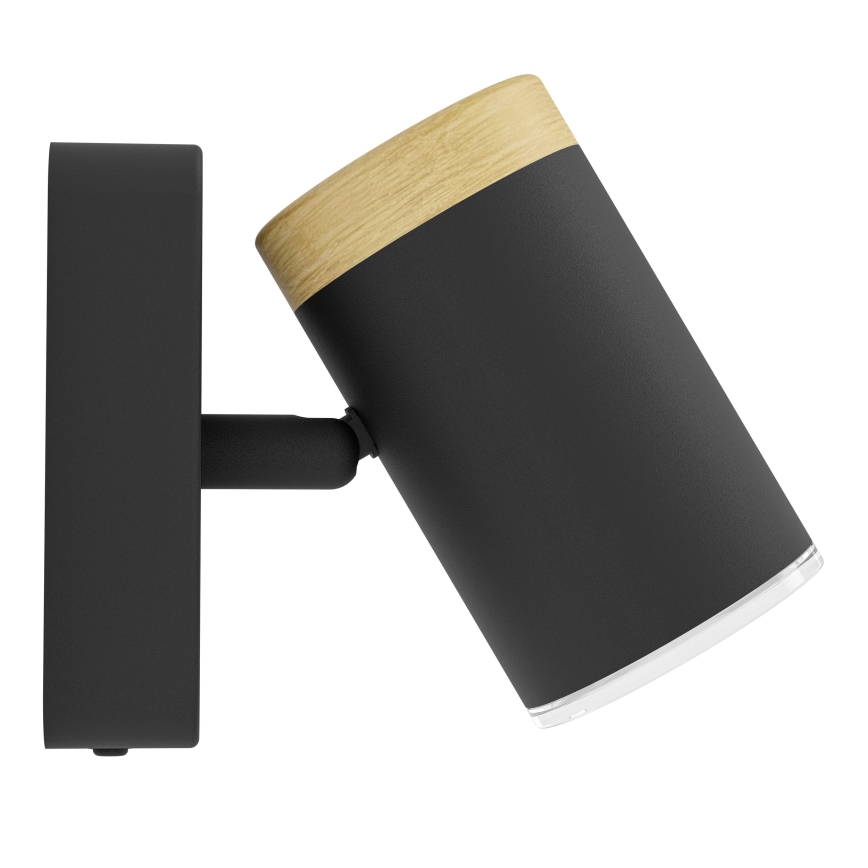 Eglo - Badezimmer-Wandspot 1xGU10/3W/230V IP44 schwarz/beige