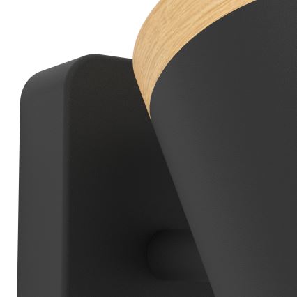 Eglo - Badezimmer-Spotleuchte 3xGU10/3W/230V IP44 schwarz/beige