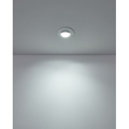 Eglo - 3er-LED-Einbauleuchten-Set LED/4,9 W/230 V 2700/4000/6500 K Ø 9 cm weiß
