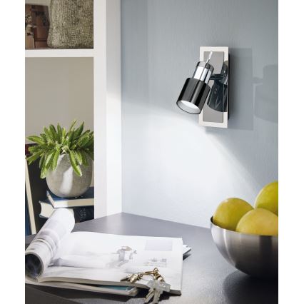 Eglo - LED-Spotleuchte 1xGU10/5W/230V schwarz