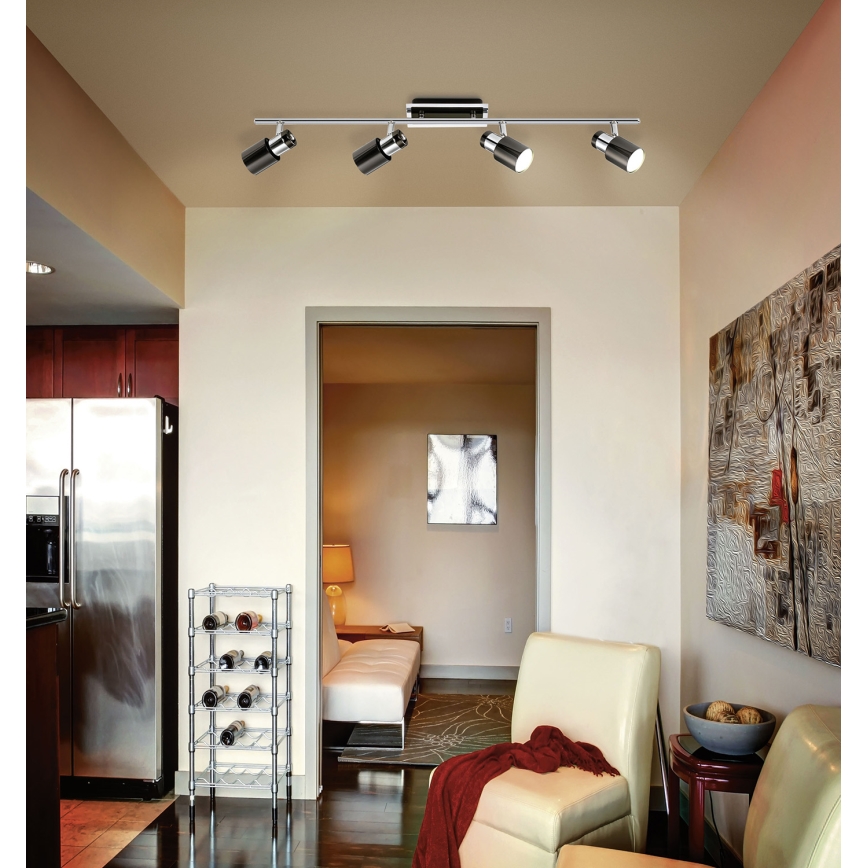 Eglo 30835 - LED Spotlight DAVIDA 1 4xGU10/5W/230V