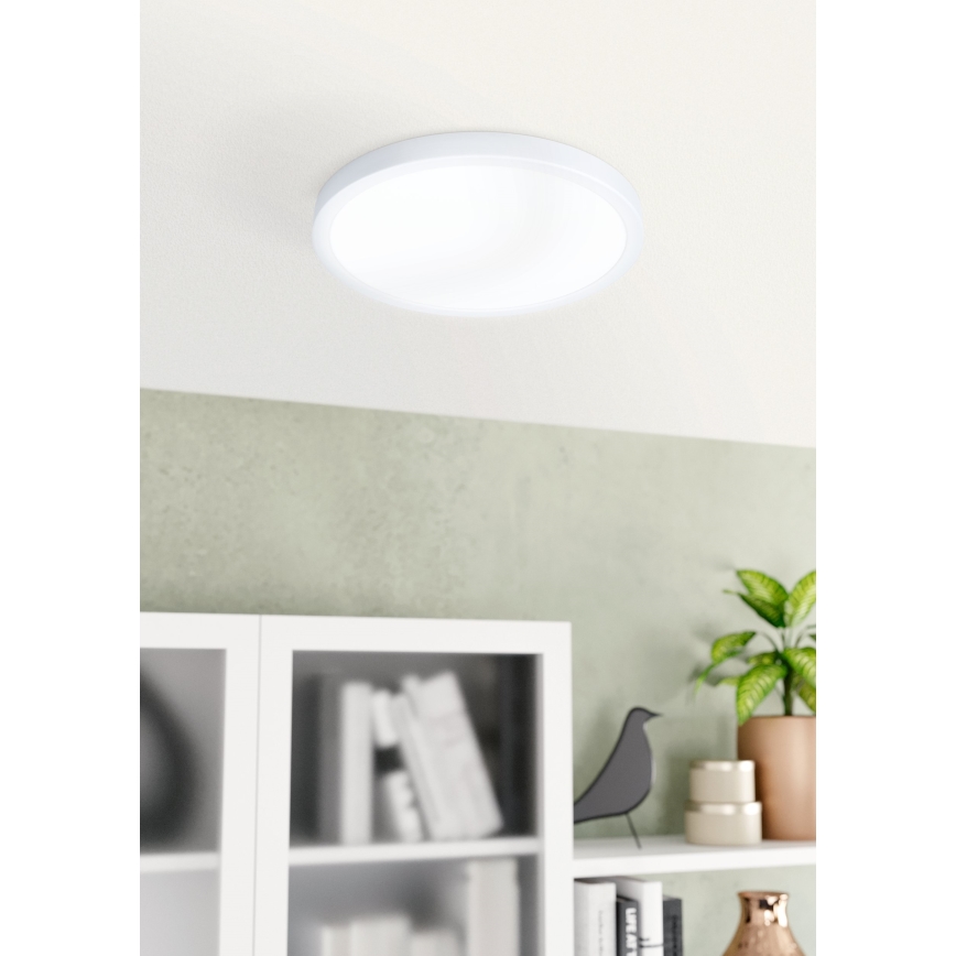 Eglo - LED Badezimmer-Deckenleuchte LED/20,5W/230V IP44 weiß Ø 28,5 cm