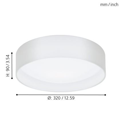 Eglo - LED-Deckenleuchte LED/11W/230V