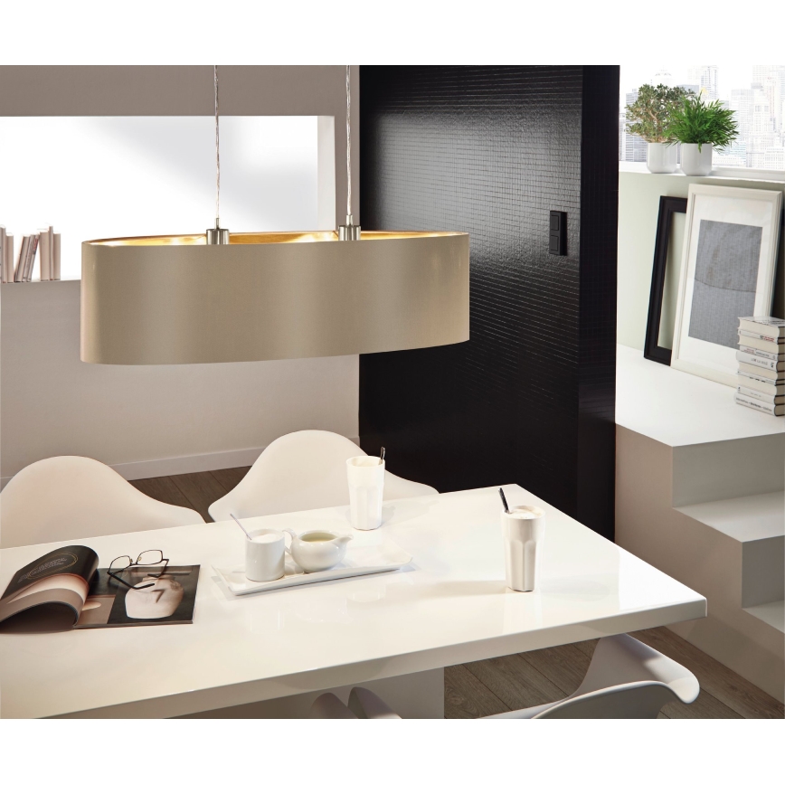 Eglo - Hängeleuchte an Kabel 2xE27/60W/230V