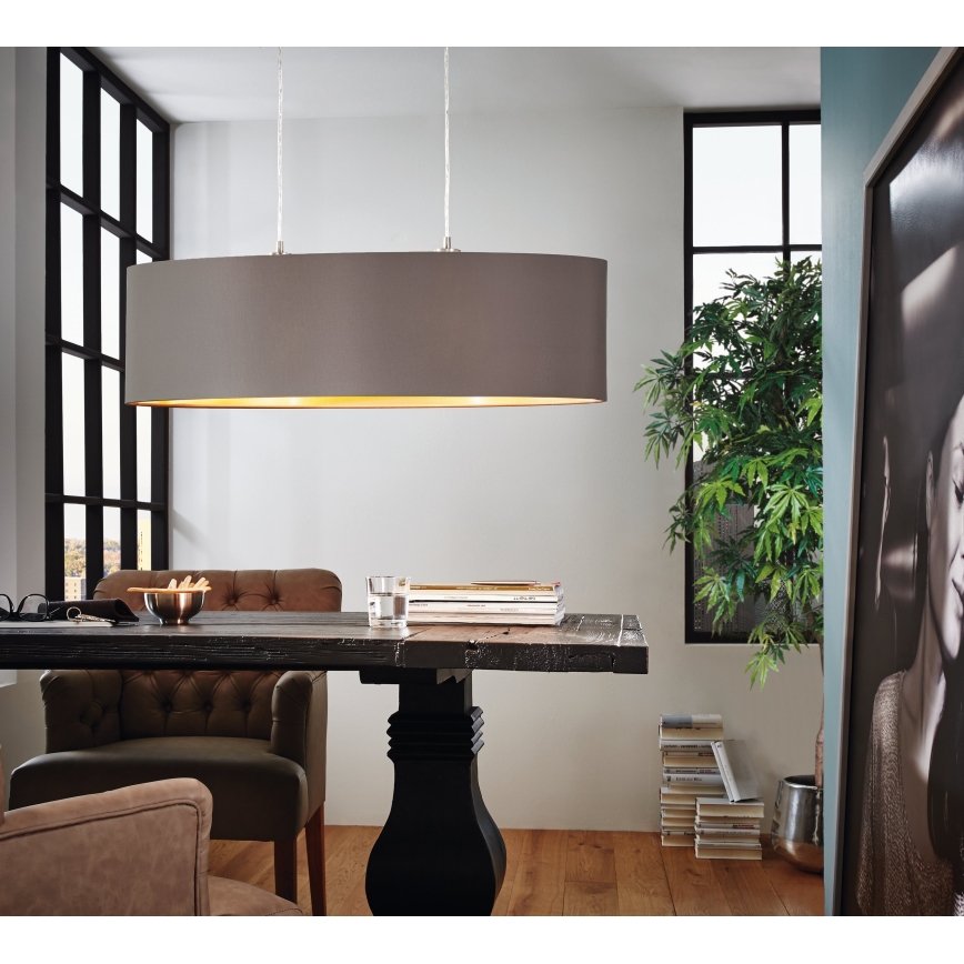 Eglo - Hängeleuchte an Kabel 2xE27/60W/230V