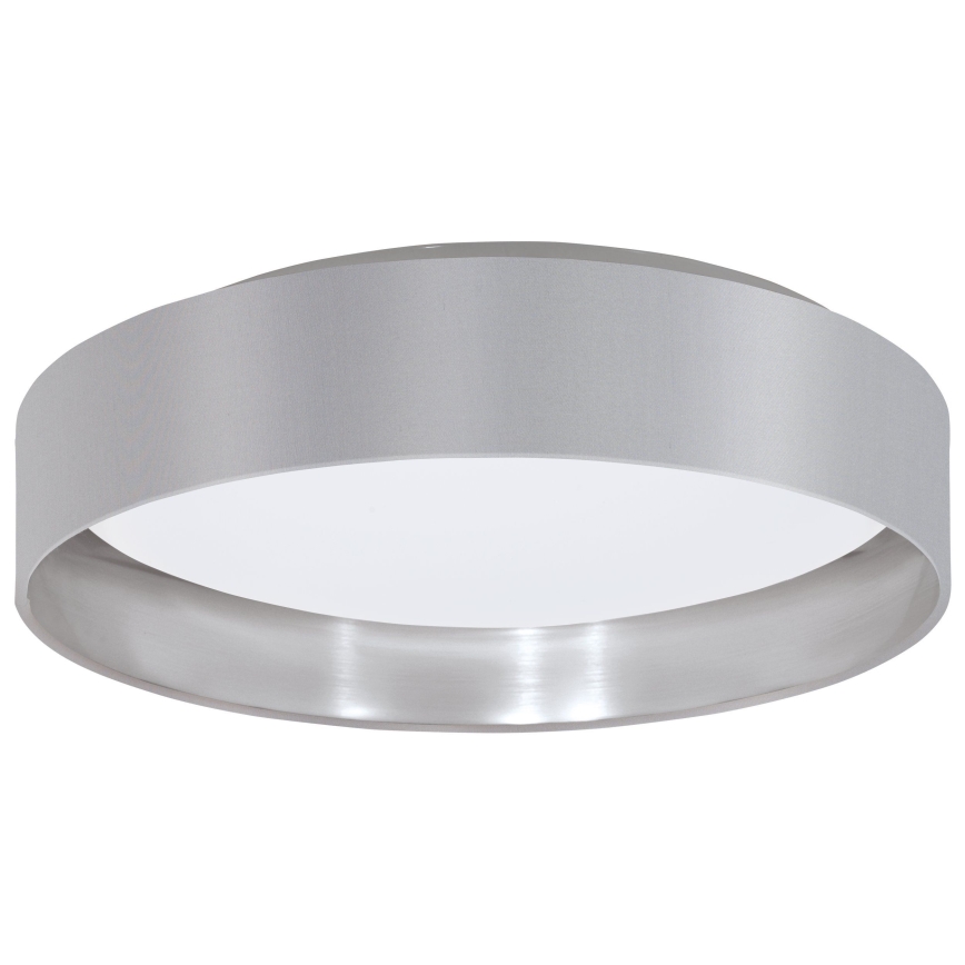 Eglo 31623 - LED-Deckenleuchte MASERLO LED/16W/230V 3000K Ø 40,5 cm grau/silber
