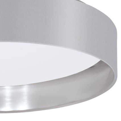 Eglo 31623 - LED-Deckenleuchte MASERLO LED/16W/230V 3000K Ø 40,5 cm grau/silber