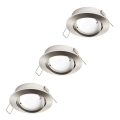 Eglo 31692 - 3er-Set LED-Einbauleuchten TEDO 1xGU10/5W/230V