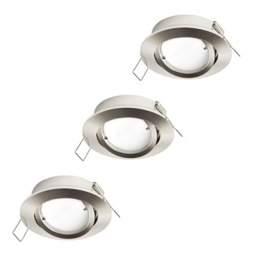 Eglo 31692 - 3er-Set LED-Einbauleuchten TEDO 1xGU10/5W/230V