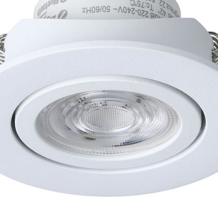 Eglo 31696 - LED-RGBW- Dimmbare Einbauleuchte SALICETO-Z LED/4,7W/230V 2700-6500K weiß