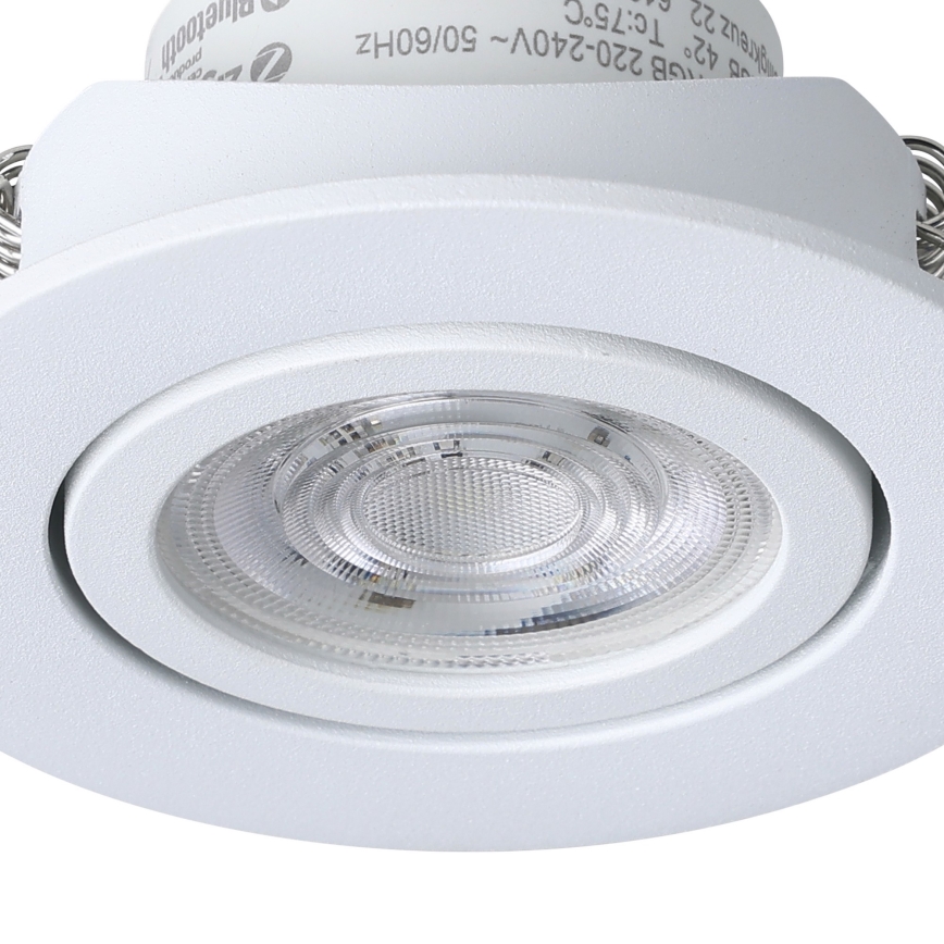 Eglo 31696 - LED-RGBW- Dimmbare Einbauleuchte SALICETO-Z LED/4,7W/230V 2700-6500K weiß