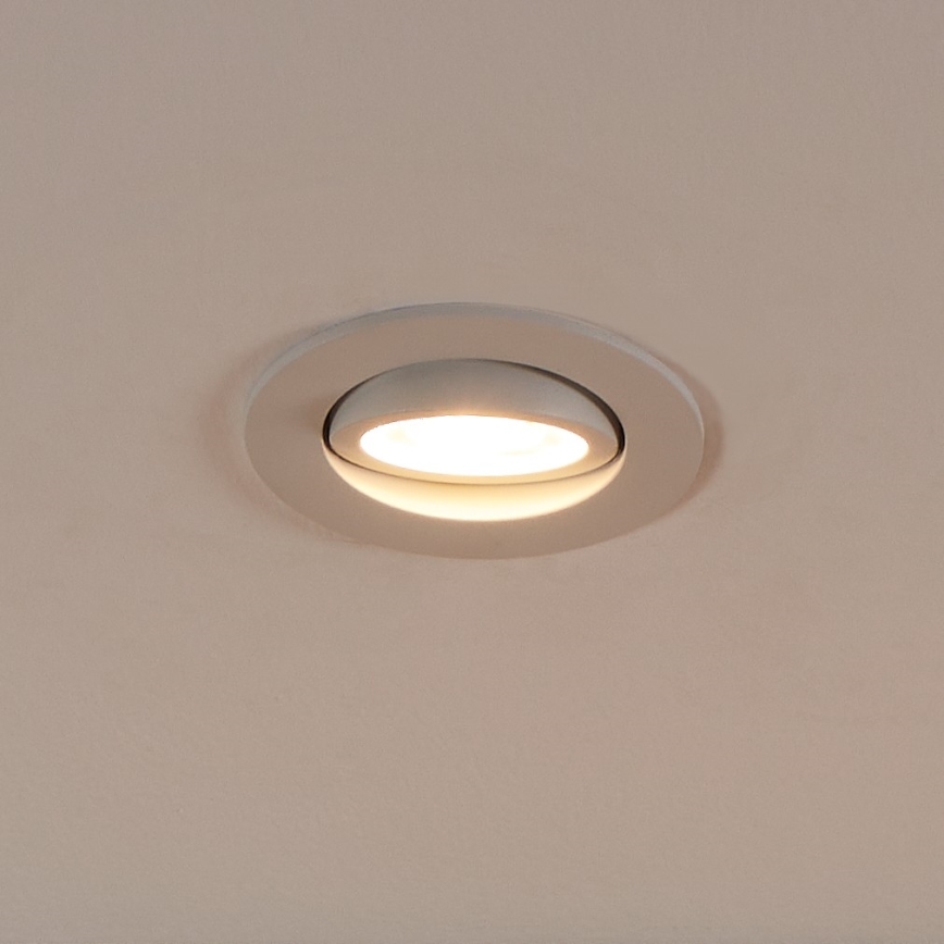 Eglo 31696 - LED-RGBW- Dimmbare Einbauleuchte SALICETO-Z LED/4,7W/230V 2700-6500K weiß