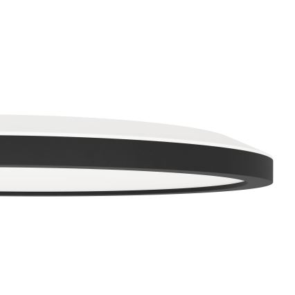 Eglo 31703 - Dimmbare LED-RGBW-Deckenleuchte ROVITO-Z LED/14,6W/230V 2700-6500K Durchmesser 29,5 cm schwarz