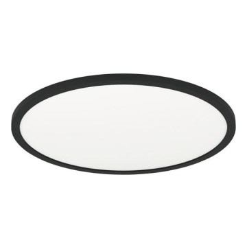 Eglo 31704 - LED RGBW dimmbare Deckenleuchte ROVITO-Z 1xLED/16,5W/230V 2700-6500K Ø 42 cm schwarz + Fernbedienung