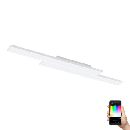 Eglo 31713 - Dimmbare LED-RGBW-Deckenleuchte SALITERAS-Z LED/20,4W/230V 2700-6500K weiß