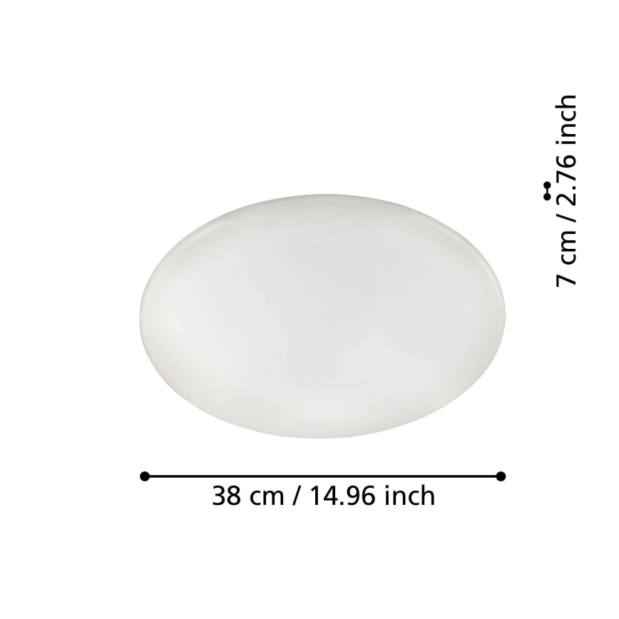Eglo 31737 - Dimmbare LED-Deckenleuchte TOTARI-Z LED/19,2W/230V 2700-6500K weiß