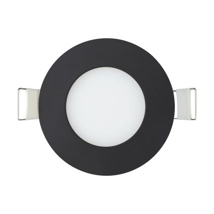 Eglo 31743 - SET 3x dimmbare LED-Deckeneinbauleuchten FUEVA-Z LED/2,8W/230V 2700–6500 K IP44 schwarz Ø 8,5 cm