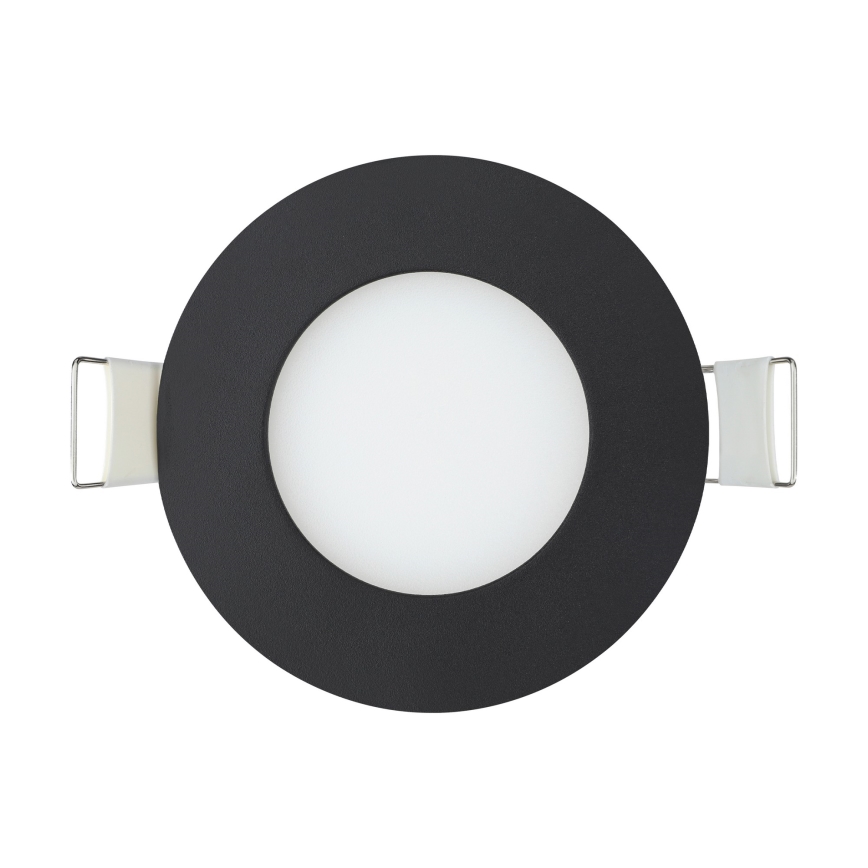 Eglo 31743 - 3er-Set dimmbare LED-Einbauleuchte für das Badezimmer FUEVA-Z 1xLED/2,8W/230V 2700-6500 K IP44 schwarz Ø 8,5 cm