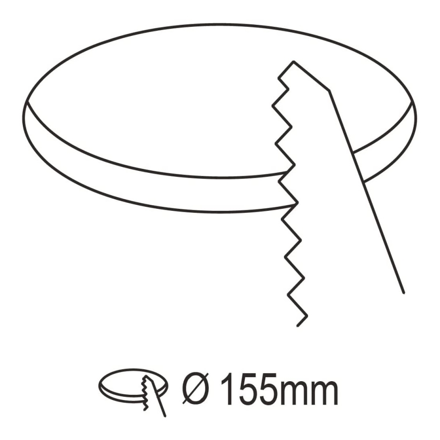 Eglo 31744 - Dimmbare LED-Einbauleuchte für Badezimmer FUEVA-Z LED/10,5W/230V 2700-6500K IP44 schwarz