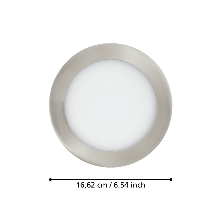 Eglo 31746 - LED dimmbar Badezimmer-Einbauleuchte FUEVA-Z LED/10,5W/230V 2700-6500K IP44 Chrom Ø 16,5 cm