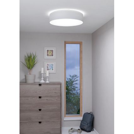 Eglo 31766 - LED RGBW dimmbare Deckenleuchte ROMAO-Z LED/35W/230V 2700-6500K Ø 57 cm weiß