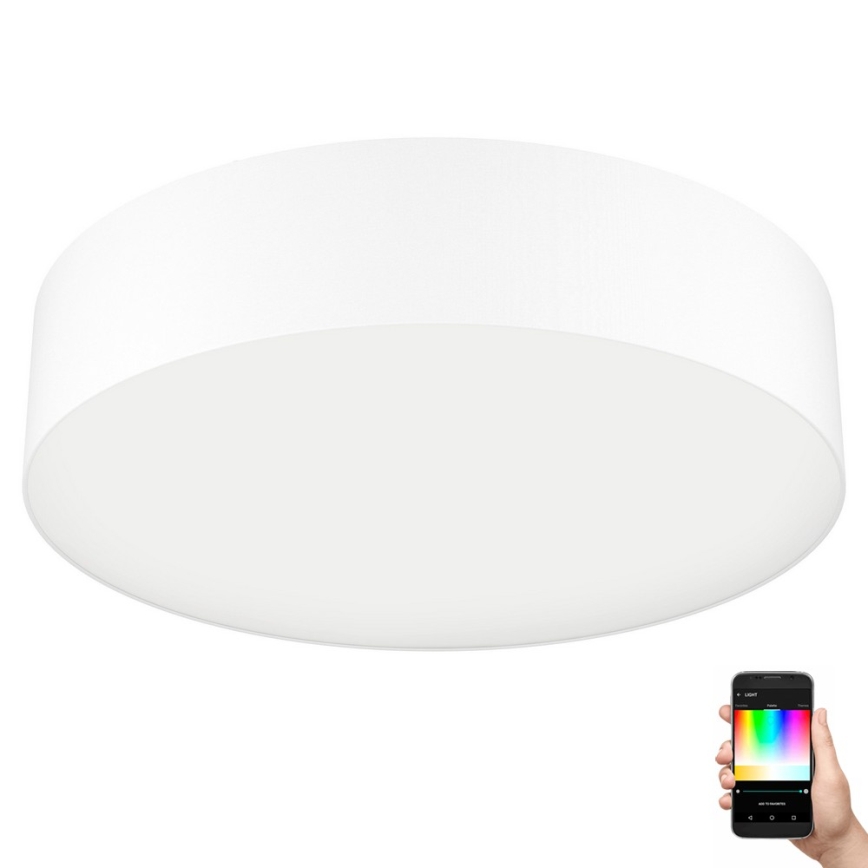 Eglo 31766 - LED RGBW dimmbare Deckenleuchte ROMAO-Z LED/35W/230V 2700-6500K Ø 57 cm weiß