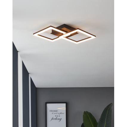 Eglo 31774 - Dimmbare LED-Deckenleuchte PARANDAY-Z LED/21,5W/230V 3000-6500K schwarz