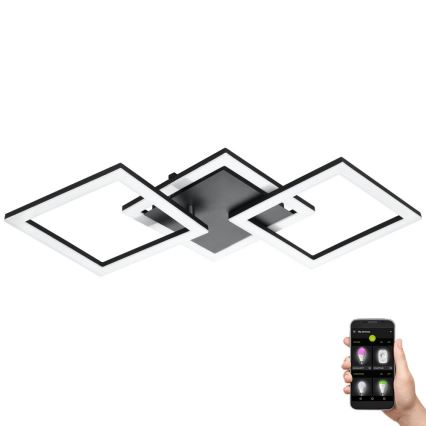Eglo 31775 - Dimmbare LED-Deckenleuchte PARANDAY-Z LED/32,4W/230V 3000-6500K schwarz