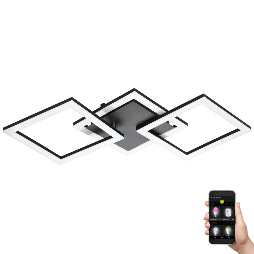 Eglo 31775 - Dimmbare LED-Deckenleuchte PARANDAY-Z LED/32,4W/230V 3000-6500K schwarz