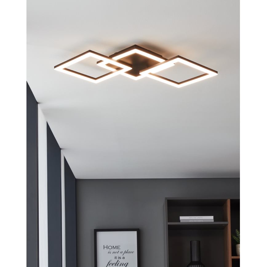 Eglo 31775 - Dimmbare LED-Deckenleuchte PARANDAY-Z LED/32,4W/230V 3000-6500K schwarz